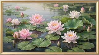 Aesthetic Lotus Decor | 4K Frame TV Wallpaper 2 Hour Screensaver screenshot 3
