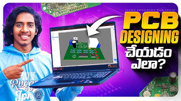 How to Design a PCB in EasyEDA | Make Your Own Circuit Board | Telugu experiments