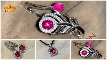 Bộ Trang sức Ruby sao, Spinel của chị Đào - Đà Nẵng - toàn hàng tuyển rất đẹp - IRUBY