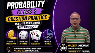 Probability Coins Dice Questions Favorable Outcomes | IBPS SBI PO 2026 | Class 2 | Kuldeep Shekhawat