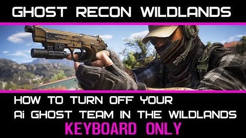 How to Turn OFF your Ai Ghost Team in Ghost Recon Wildlands