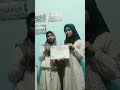 Aqila Khoirun Nisa &amp; M Faiz azzidan #fyp #prestasisantri #tpqalhidayah #sukoyoso #vidioshort