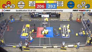 QM53 - 2018 FIRST Mid-Atlantic District Championship