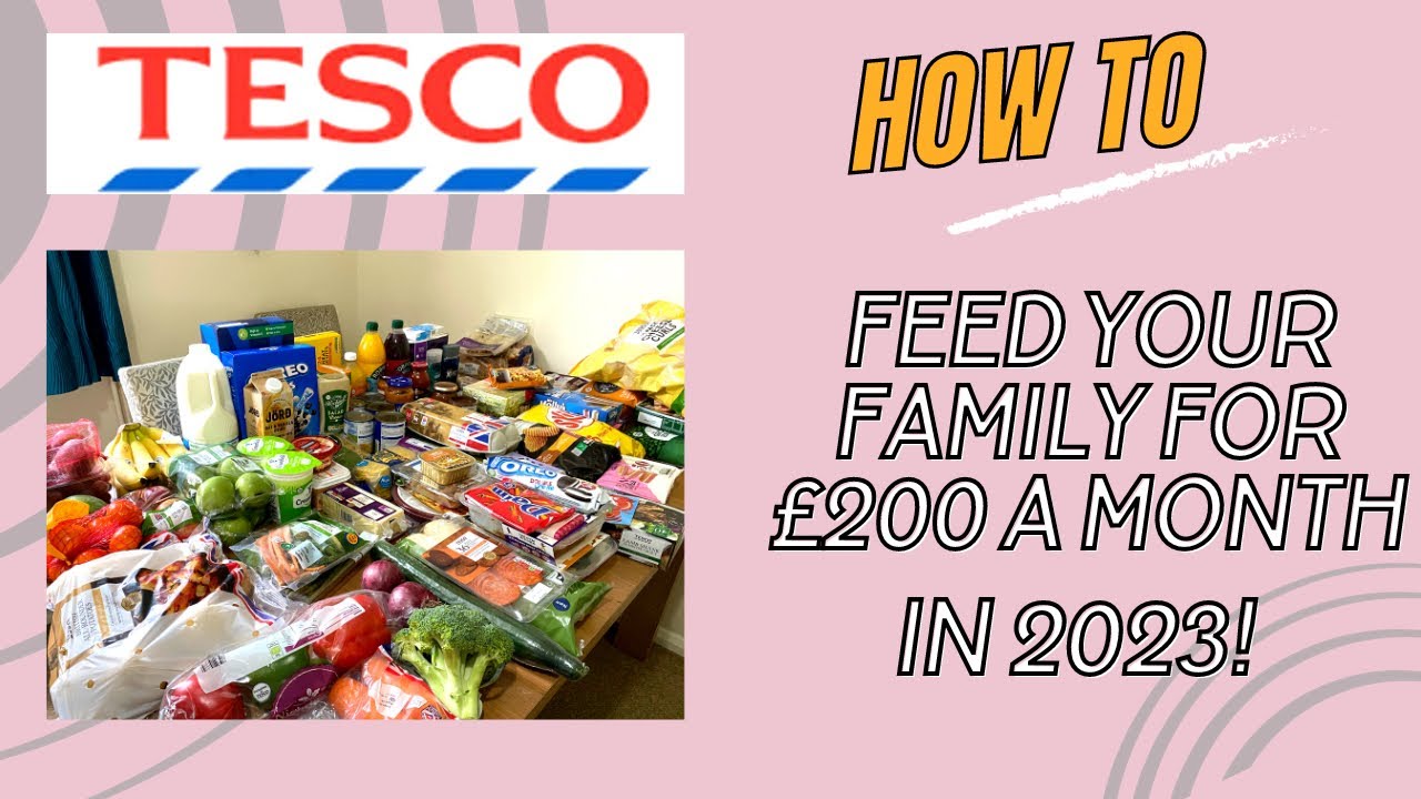 Feed your family for £200 a month in 2023