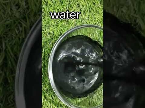 Homemade charcoal facewash