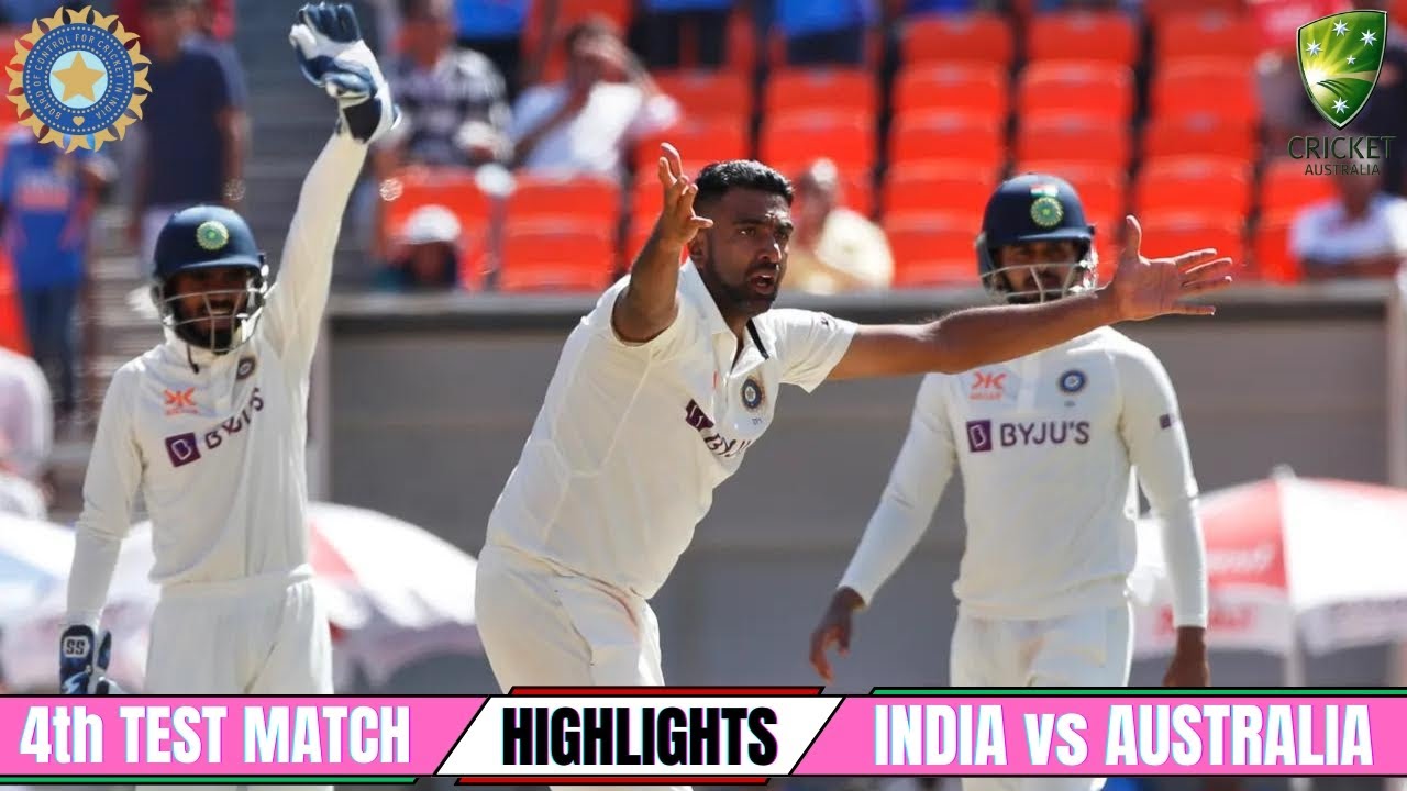 India vs Australia 4th Test Day 2 Highlights 2023 IND vs AUS 4th Test