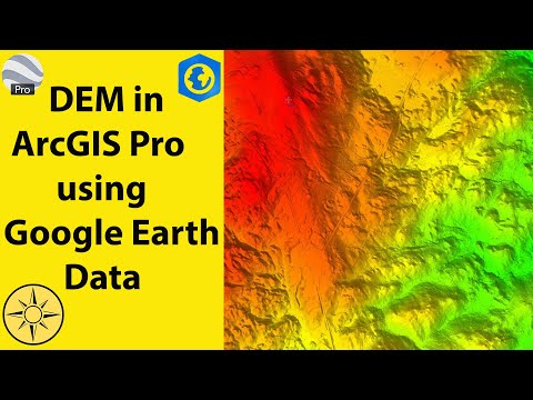 Create DEM in ArcGIS Pro using data from Google Earth
