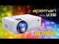 Apeman LC550 720P 4500 LUX LED Projector - Unboxing And Review