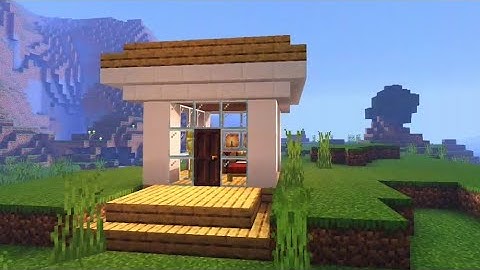 Minecraft Building Tutorial Cube House 5x5