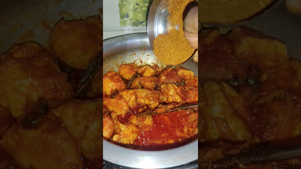 chicken gravy red masala curry 