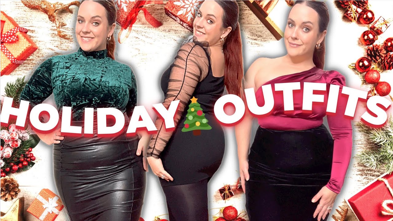 Holiday Party Outfits for Curves *on a size 16*