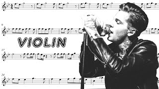 The Neighbourhood - Sweater Weather – Violin Sheet Music - Tutorial