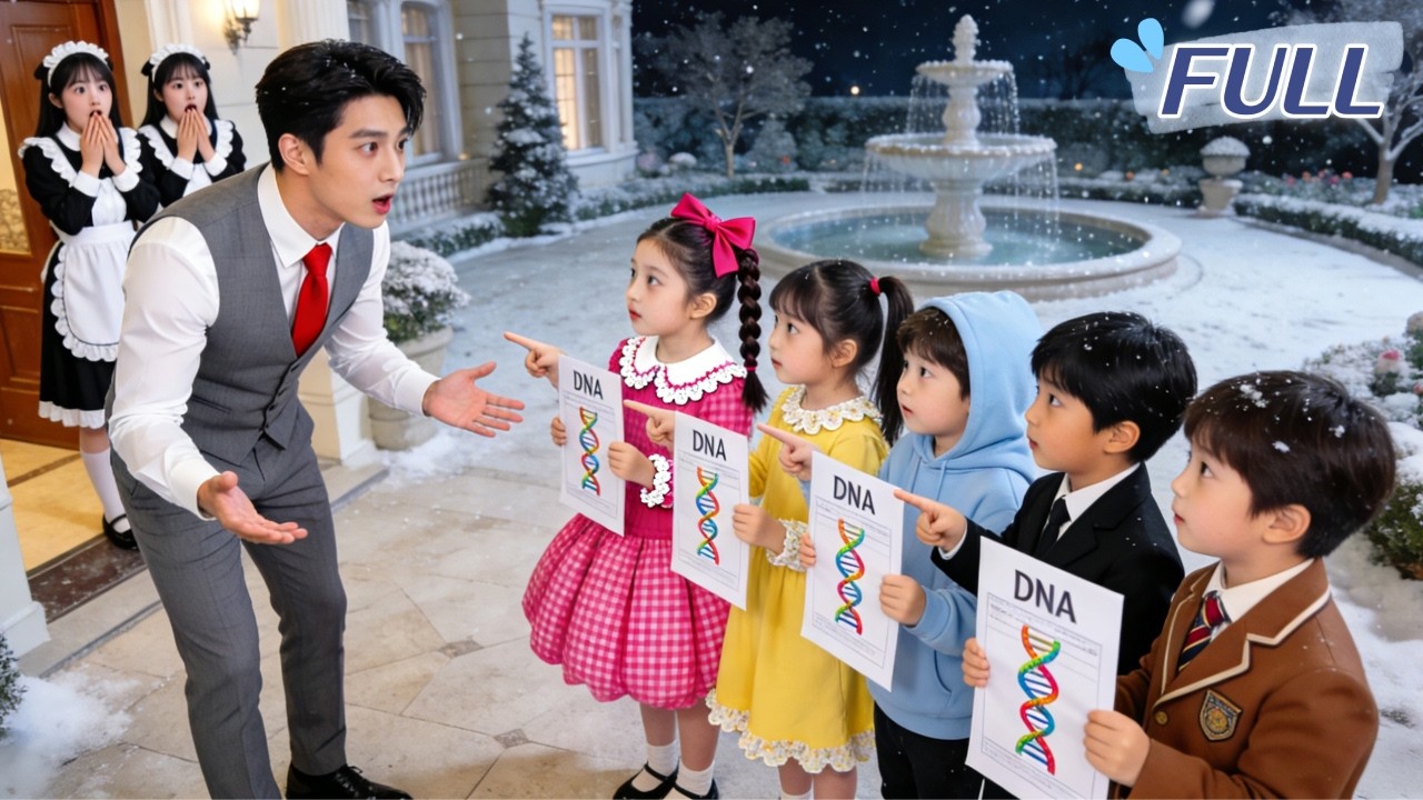 Everyone mocked infertile CEO,but quintuplets with DNA tests said, 'Bad Daddy, take responsibility!'
