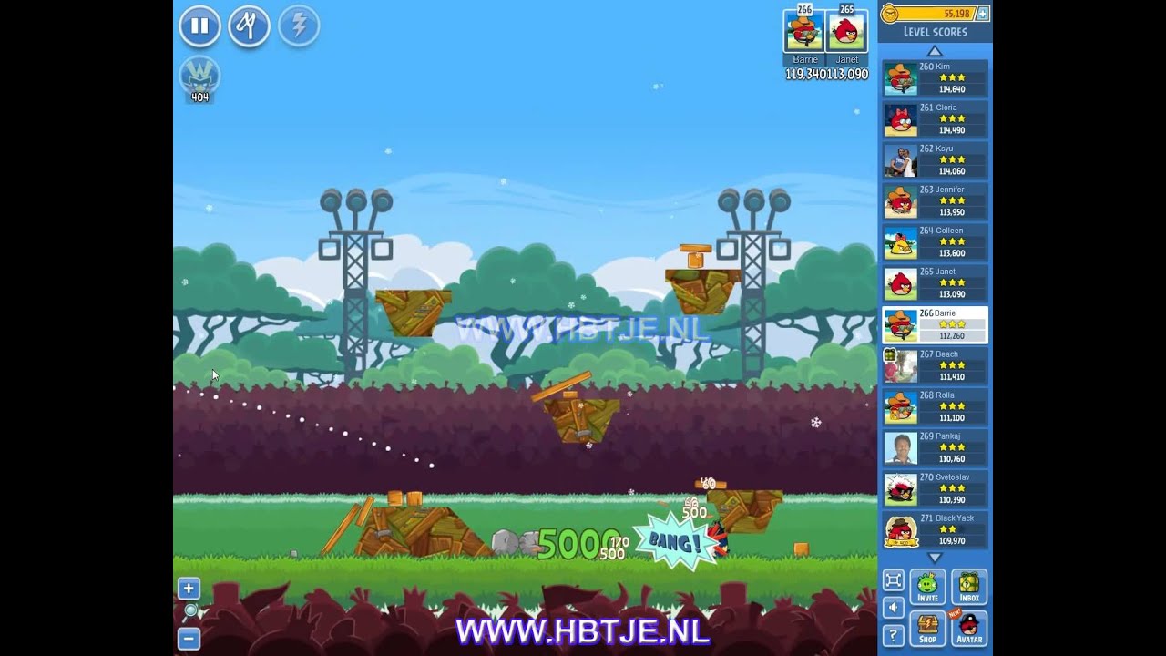 Angry Birds Friends Tournament Week 93 Level 5 high score 139k (tournament 5)