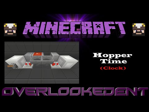 Hopper Timer (Clock) - Minecraft Xbox/Playstation - [Tutorial]