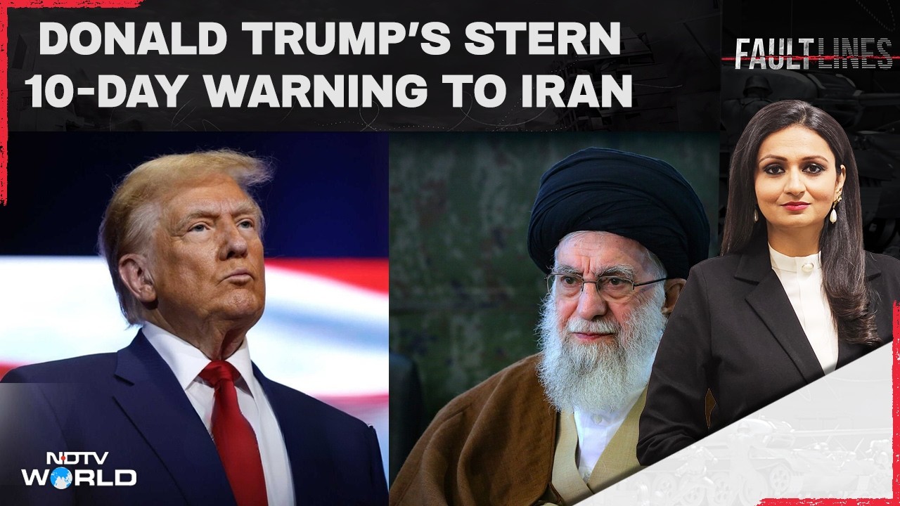 US Iran Tensions | "Sign Nuclear Deal Or...": Donald Trump's Stern 10-Day Warning To Iran