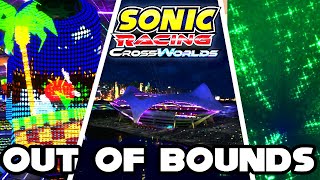 E-Stadium OUT OF BOUNDS Secrets In Sonic Racing CrossWorlds