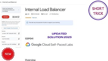 [Updated] Internal Load Balancer || 2025 || #GSP041 #qwiklabs #qwiklabsarcade2025