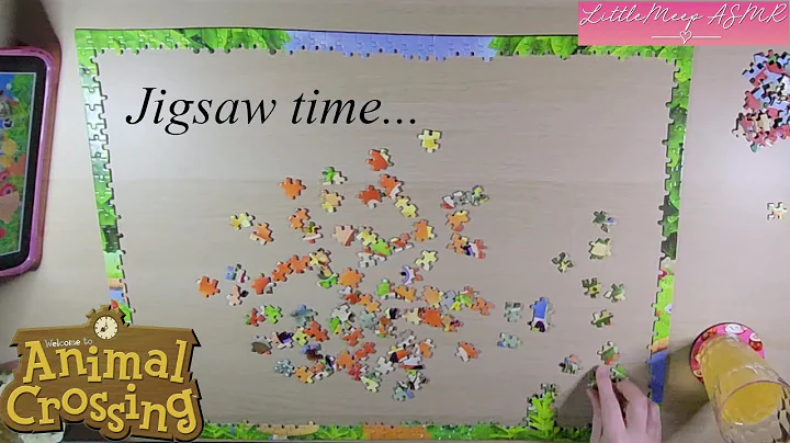 Animal Crossing New Horizons 1000 piece jigsaw ASMR | Whispered rambling, snacks, calming
