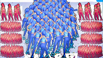 Max Levels in - Crowd Battle 👵👨‍🦳👲 Walkthrough Mobile Gameplay Levels 23-28 Android, iOS