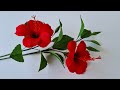 How To Make Hibiscus Paper Flower / Paper Flower / Góc nhỏ Handmade