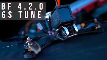 Betaflight 4.2.0 - 6S freestyle tune - with PIDs and rates at the end!