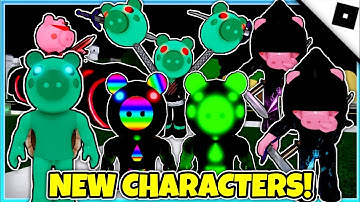 ROBLOX - Find The Piggy Characters - How to get 7 NEW CHARACTERS + BADGES [UPDATE]