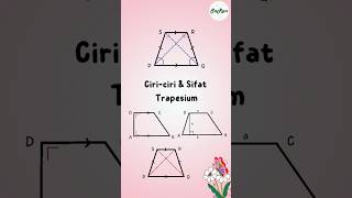 Ciri-ciri dan Sifat Trapesium