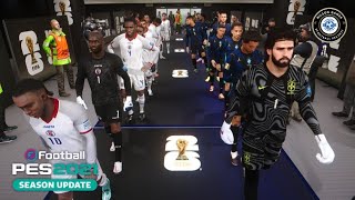 BRASIL RESOLVE A PARTIDA AINDA NO PRIMEIRO TEMPO E VENCE  HAITI COM FACILIDADE NO EFOOTBALL PES21 