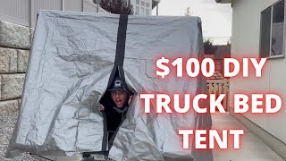 How to Build a DIY TRUCK BED Camper for under $125!!