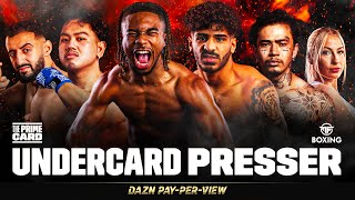 KSI VS. TOMMY FURY UNDERCARD PRESS CONFERENCE LIVESTREAM