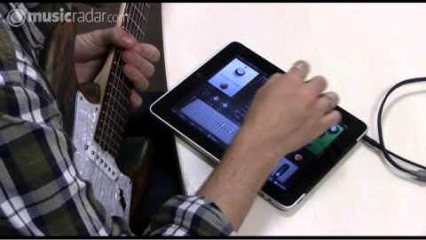 AmpliTube for iPad in action