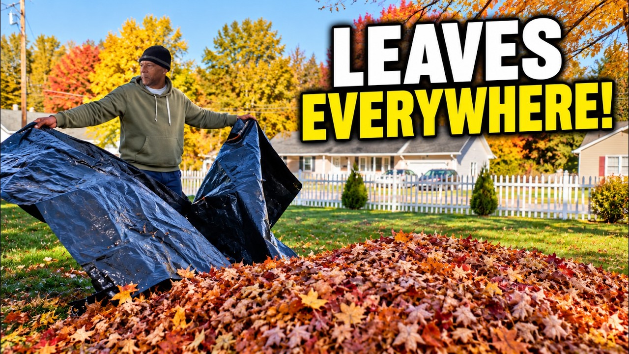 Fall Yard Cleanup | How We Tackle the Leaves - YouTube