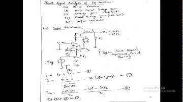 CG Amplifier with active load-Small signal analysis & high frequency response