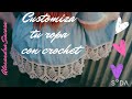DIY, customiza tu ropa con crochet, blusa o chaqueta con orilla tejida by Alexandra Sacasa