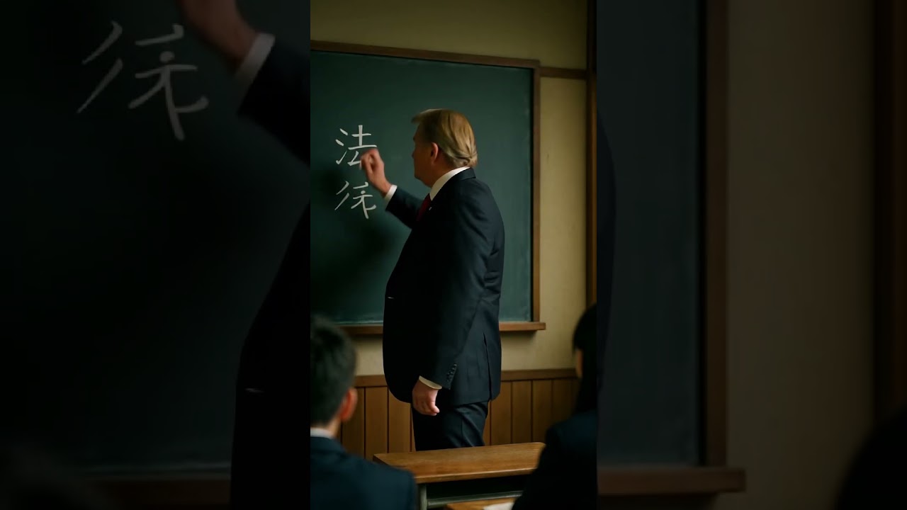POV: Trump Becomes a School Teacher in Japan 🇯🇵👨‍🏫