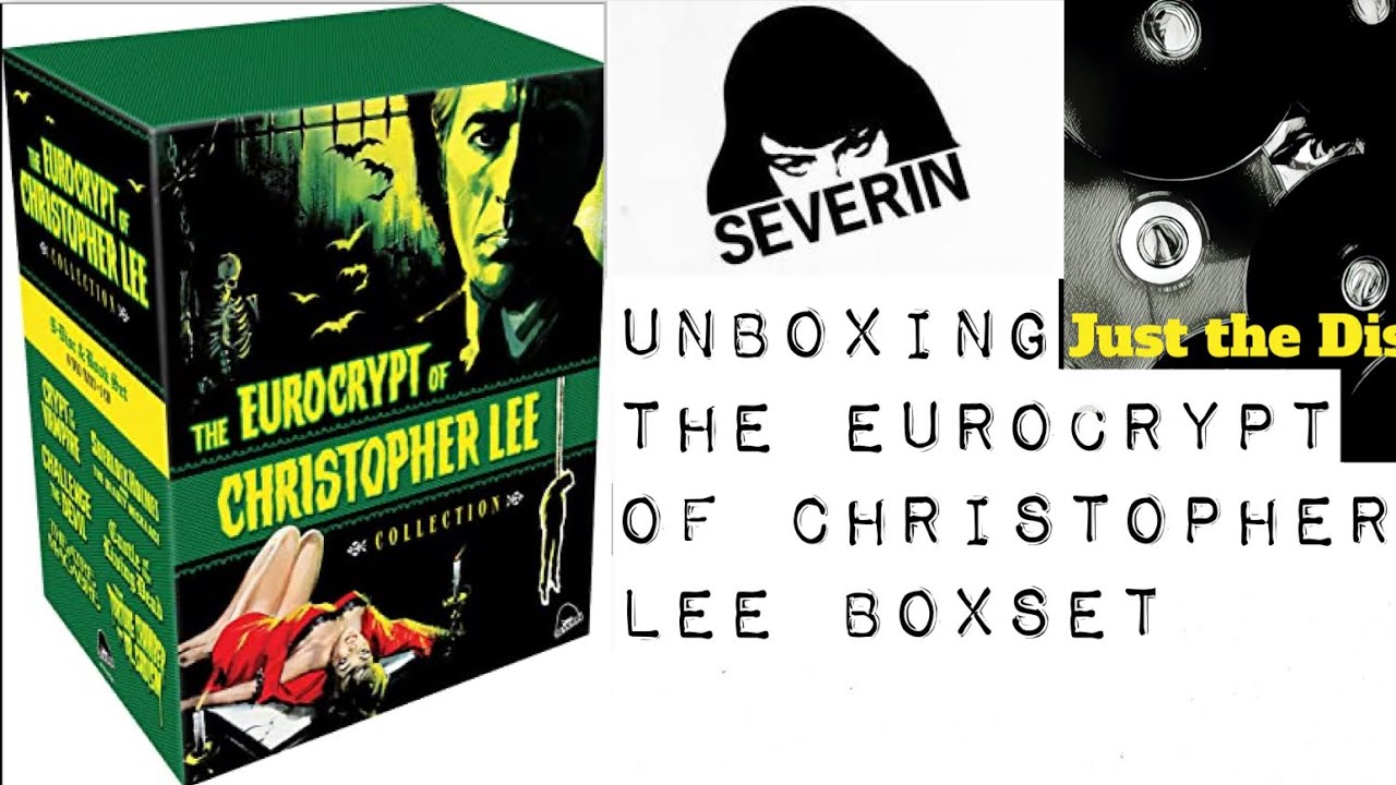 Unboxing The EUROCRYPT OF CHRISTOPHER LEE Blu-ray BoxSet from Severin Films!