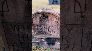 Whitley Hunter.                    April 5, 1897-May 13, 1942 #genealogyclips #familytree #graves