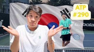Training with Top 300 ATP Pro | Why is it so hard to go pro in South Korea? | Travel Vlogs