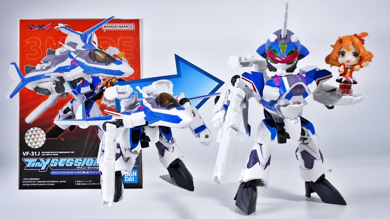 TINY SESSION VF-31J SIEGFRIED (Hayate Immelmann use) with Freyja