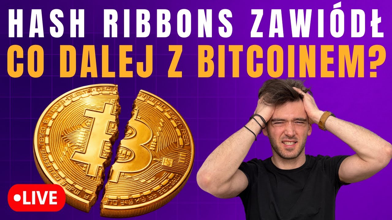 Hash Ribbons Zawiódł - Co Dalej z Bitcoinem (BTC)? LIVE