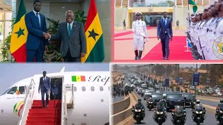 Eiii😃 So Prez Nana Addo did all this to Senegal Prez Bassiriou Diomaye Grand arrival to Seek Wisdom