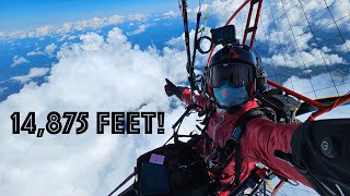 Flying an 80cc engine to 14,875 feet!