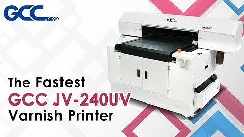 The Fastest GCC JV-240UV Varnish Printer