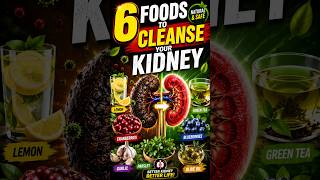 6 Foods to Cleanse Your Kidneys Naturally 🩺 #shorts