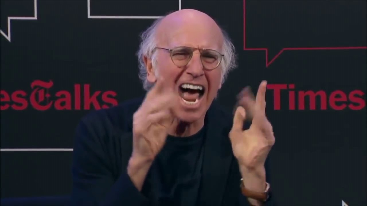 Larry David destroys first Q&A during Time Talks interview 2016 - YouTube