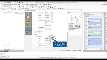 Change text style in DraftSight