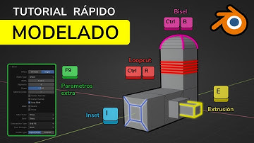 GUÍA RÁPIDA: ¿Cómo modelar en Blender 3D? 😳 | Tutorial de blender en español 👌