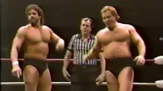 Larry Zbyszko & Al Perez vs Dustin Rhodes & Kendall Windham