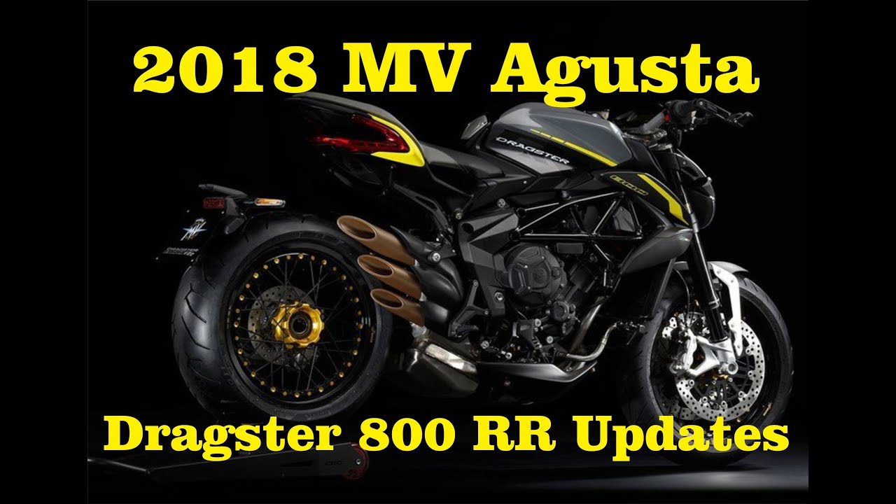 MV Agusta Dragster 800 RR Updates New Engine, Chassis, and Other for 2018 - Broom Car